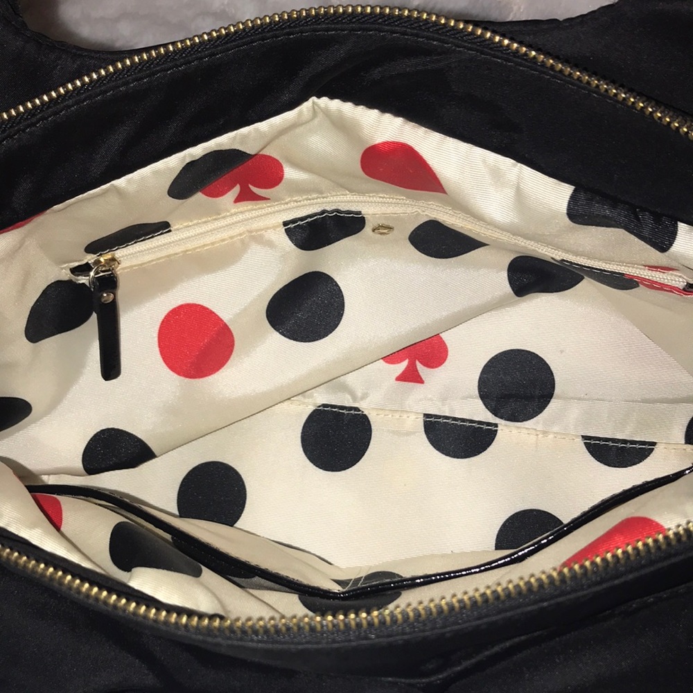 kate spade black top handle bag preowned - Picture 6 of 8